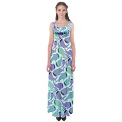 Whale Sharks Empire Waist Maxi Dress