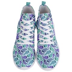 Whale Sharks Men s Lightweight High Top Sneakers