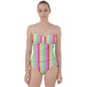 Pastel Rainbow Sorbet Deck Chair Stripes Sweetheart Tankini Set View1