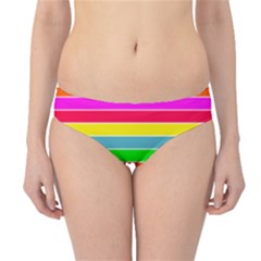 Neon Hawaiian Rainbow Horizontal Deck Chair Stripes Hipster Bikini Bottoms