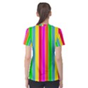 Neon Hawaiian Rainbow Deck Chair Stripes Women s Sport Mesh Tee View2