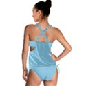 Oktoberfest Bavarian Blue Mini Houndstooth Check Tankini Set View2