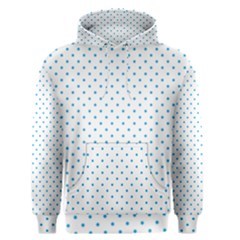 Mini Oktoberfest Bavarian Blue Polkadots On White Men s Pullover Hoodie by PodArtist