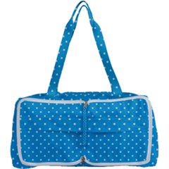 Mini White Polkadots On Oktoberfest Bavarian Blue Multi Function Bag	 by PodArtist