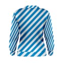 Oktoberfest Bavarian Blue and White Candy Cane Stripes Women s Sweatshirt View2