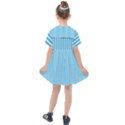 Oktoberfest Bavarian Blue and White Small Gingham Check Kids  Sailor Dress View2