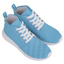 Oktoberfest Bavarian Blue and White Gingham Check Women s Lightweight High Top Sneakers View3