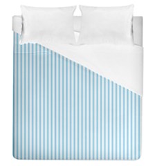 Oktoberfest Bavarian Blue And White Mattress Ticking Duvet Cover (queen Size) by PodArtist