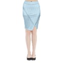 Oktoberfest Bavarian Blue and White Mattress Ticking Midi Wrap Pencil Skirt View1