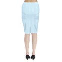 Oktoberfest Bavarian Blue and White Mattress Ticking Midi Wrap Pencil Skirt View2