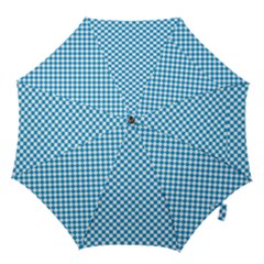 Oktoberfest Bavarian Blue And White Checkerboard Hook Handle Umbrellas (large) by PodArtist