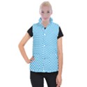 Oktoberfest Bavarian Blue and White Checkerboard Women s Button Up Vest View1