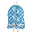 Oktoberfest Bavarian Blue and White Checkerboard Foldable Lightweight Backpack View2