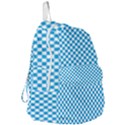 Oktoberfest Bavarian Blue and White Checkerboard Foldable Lightweight Backpack View3