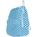 Oktoberfest Bavarian Blue and White Checkerboard Foldable Lightweight Backpack View4