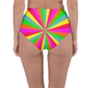 Neon Rainbow Mini Burst Reversible High-Waist Bikini Bottoms View4