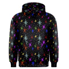 Colored Hand Draw Abstract Pattern Men s Pullover Hoodie