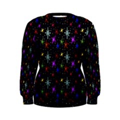 Colored Hand Draw Abstract Pattern Women s Sweatshirt