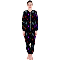 Colored Hand Draw Abstract Pattern Onepiece Jumpsuit (ladies) 