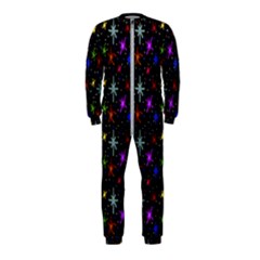 Colored Hand Draw Abstract Pattern Onepiece Jumpsuit (kids)