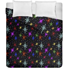 Colored Hand Draw Abstract Pattern Duvet Cover Double Side (california King Size) by dflcprints