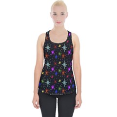 Colored Hand Draw Abstract Pattern Piece Up Tank Top by dflcprints