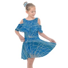 Neutron Kids  Shoulder Cutout Chiffon Dress