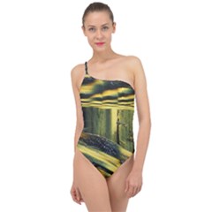 Yellow Dog Classic One Shoulder Swimsuit