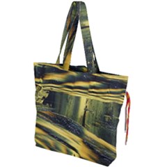 Yellow Dog Drawstring Tote Bag