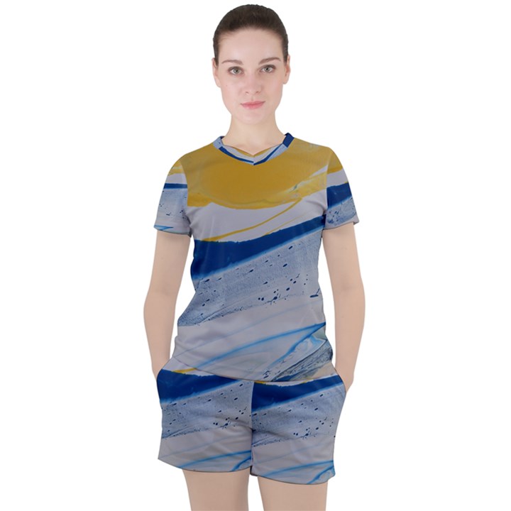 EVENING TIDE Women s Tee and Shorts Set