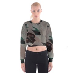 Jade Sky 2 Cropped Sweatshirt by WILLBIRDWELL