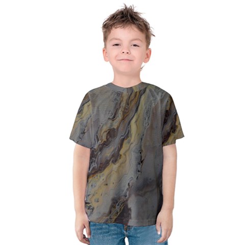 Gold Seam Kids  Cotton Tee by WILLBIRDWELL