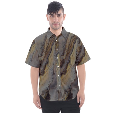 Gold Seam Men s Short Sleeve Shirt by WILLBIRDWELL