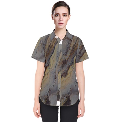 Gold Seam Women s Short Sleeve Shirt by WILLBIRDWELL