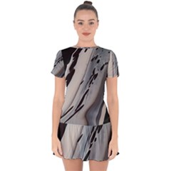 Orion s Belt Drop Hem Mini Chiffon Dress by WILLBIRDWELL