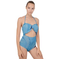 Spiral Scallop Top Cut Out Swimsuit