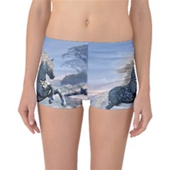 Wonderful Wild Fantasy Horse On The Beach Boyleg Bikini Bottoms by FantasyWorld7