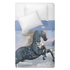 Wonderful Wild Fantasy Horse On The Beach Duvet Cover Double Side (single Size) by FantasyWorld7