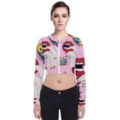 Pop Art   Zip Up Bomber Jacket