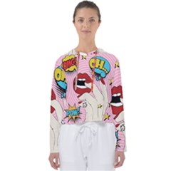 Pop Art   Women s Slouchy Sweat