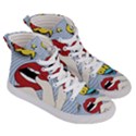 Pop Art   Men s Hi-Top Skate Sneakers View3