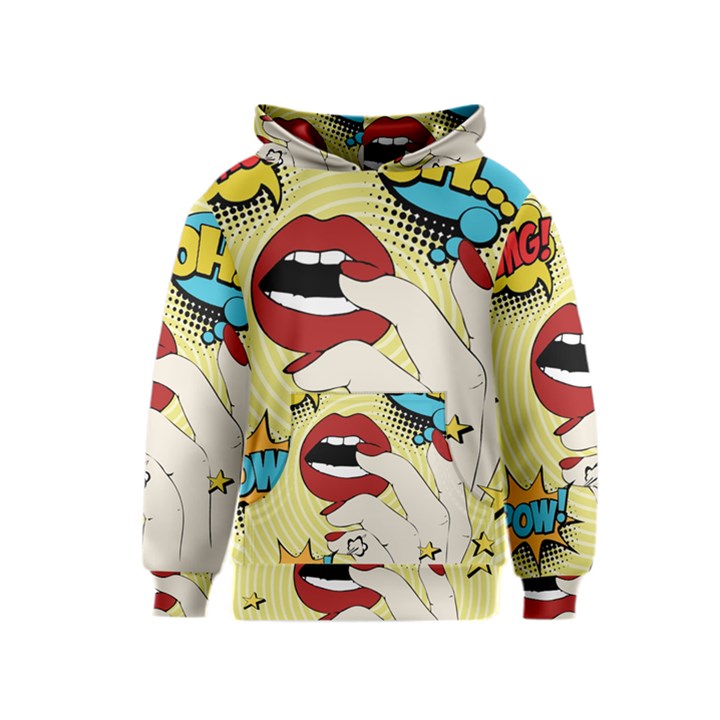 Pop Art   Kids  Pullover Hoodie