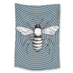 Pop Art  Bee Large Tapestry by Valentinaart