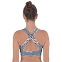 Pop Art  Pineapple  Cross Back Sports Bra View2