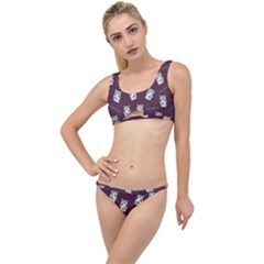 Llama Pattern The Little Details Bikini Set