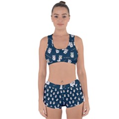 Llama Pattern Racerback Boyleg Bikini Set by Valentinaart