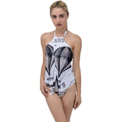 Vintage Adventure Expedition Go With The Flow One Piece Swimsuit