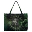 Awesome Creepy Mechanical Skull Zipper Medium Tote Bag View1