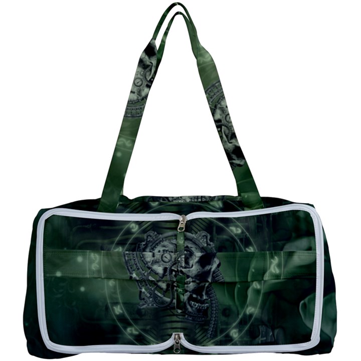 Awesome Creepy Mechanical Skull Multi Function Bag	