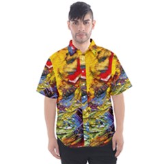 Yellow Chik 3 Men s Short Sleeve Shirt